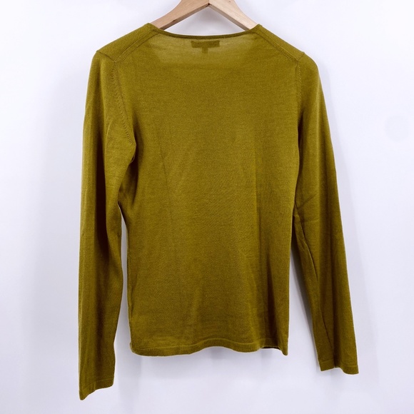 Chartreuse Green Cashmere Sweater Small - Picture 6 of 6